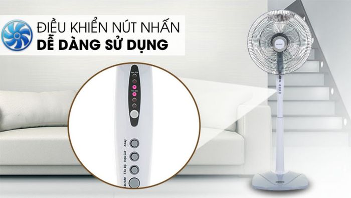 Quạt đứng Sharp PJ-S40RV-LG