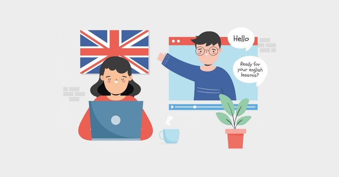 học tiếng Anh giao tiếp trực tuyến miễn phí qua các nền tảng như Youtube, Tiktok, và Website
