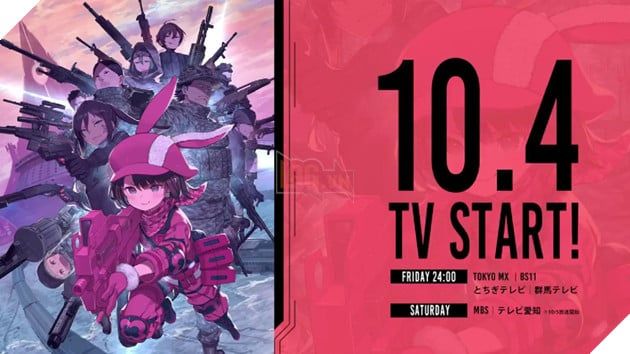 Gun Gale Online mùa 2 sẽ chính thức lên sóng vào tháng 10 2