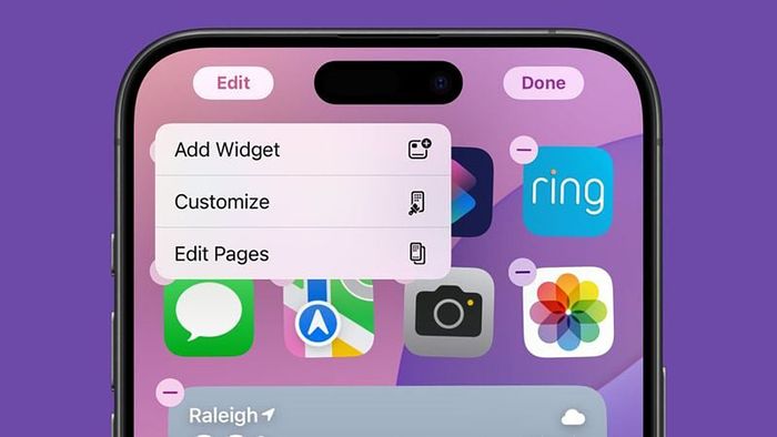 Màn hình chính có một số cập nhật nhỏ trong iOS 18 beta 5