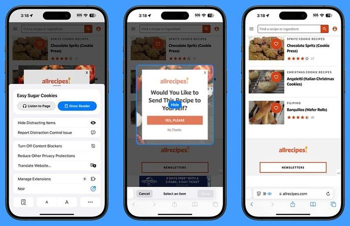 iOS 18 beta 5 giúp bạn kiểm soát sự phân tâm khi sử dụng Safari