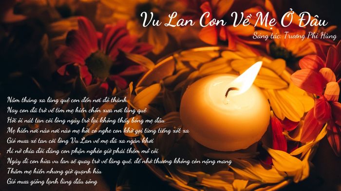 Bài hát lễ Vu Lan số 1