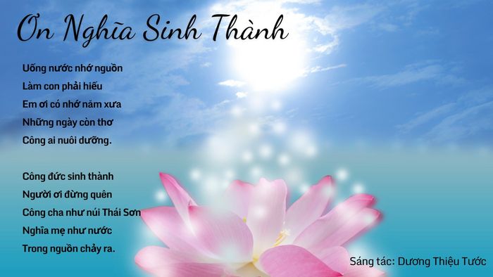Bài hát lễ Vu Lan số 11