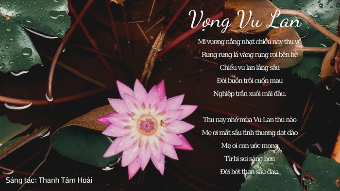Bài hát lễ Vu Lan số 20