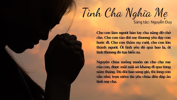 Bài hát lễ Vu Lan số 18