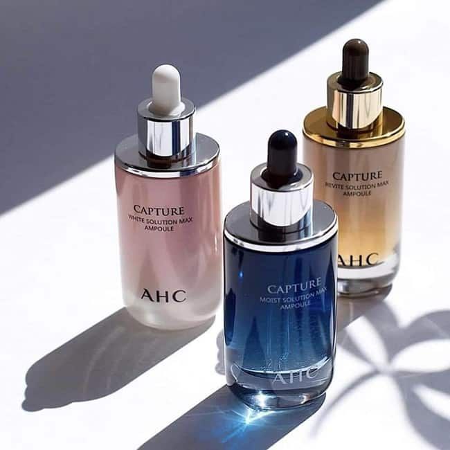 Serum trắng da mặt AHC Capture White Solution Max Ampoule