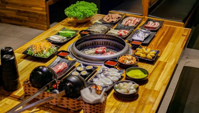 buffet tại Long Xuyên