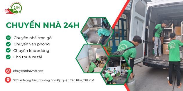 Chuyển Nhà 24H chuyên cung cấp dịch vụ dọn nhà với hơn 10 năm kinh nghiệm