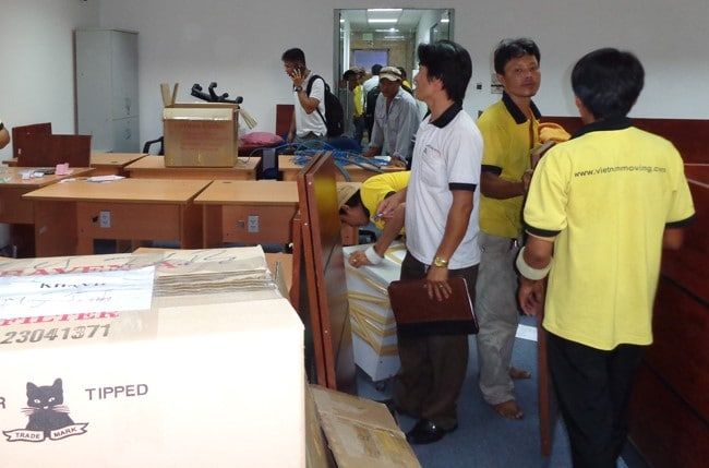 Vietnam Moving thực hiện quy trình chuyển dọn khoa học, nhanh chóng nhằm tiết kiệm thời gian cho khách hàng