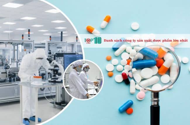 Danh sách các công ty dược phẩm hàng đầu