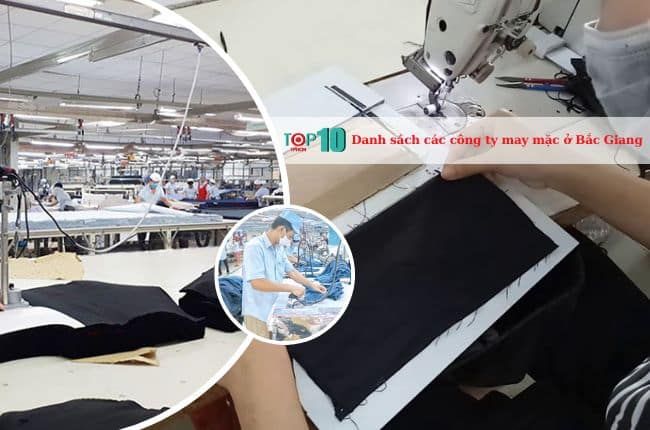 Các công ty may mặc nổi bật ở Bắc Giang
