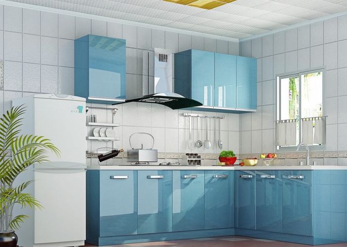 Tủ bếp nhôm kính Việt Hà