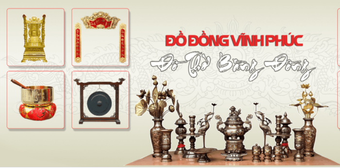 Bàn thờ tại Vĩnh Phúc