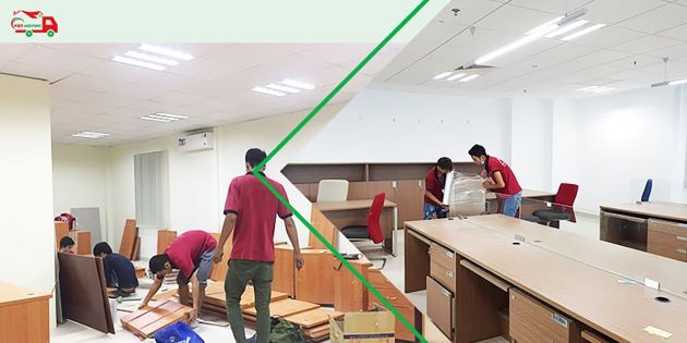 Nhân viên của Viet Moving sẽ thực hiện lắp đặt và vận chuyển đồ đạc theo đúng yêu cầu của bạn tại địa chỉ mới.