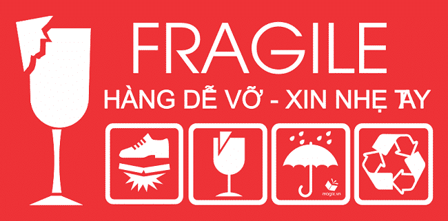 Những mặt hàng dễ vỡ - xin nhẹ tay
