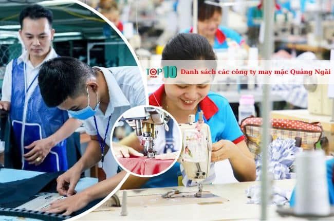 Danh sách các công ty may mặc đang hoạt động tại Quảng Ngãi