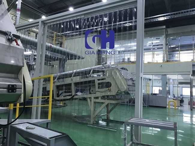 Rèm chống lạnh điều hòa tại Gia Hưng