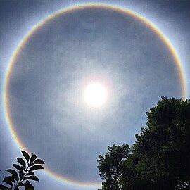 Một vòng ánh sáng xuất hiện trên bầu trời Mexico.
