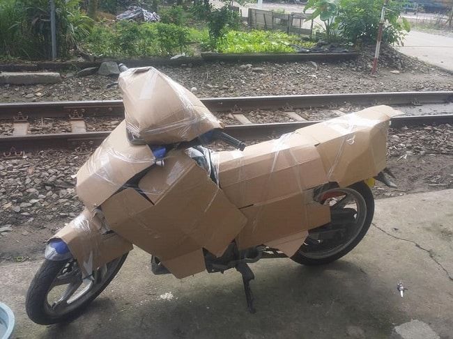 Phương pháp vận chuyển xe máy an toàn đi xa