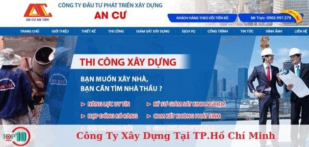 Công ty uy tín chuyên xây dựng tại thành phố Hồ Chí Minh