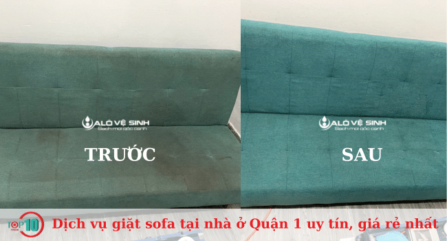 Top địa chỉ giặt sofa tại nhà ở Quận 1 uy tín, giá rẻ nhất