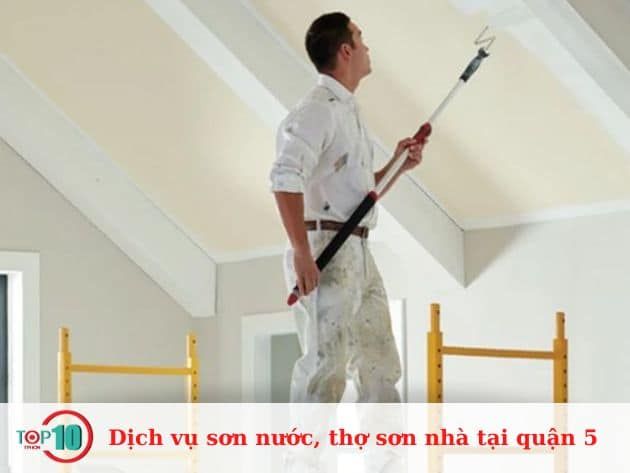 Dịch vụ sơn nhà chuyên nghiệp tại Quận 5