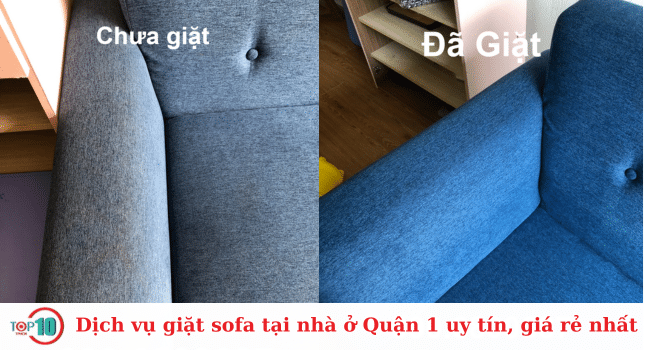 Danh sách các địa chỉ giặt sofa tại nhà uy tín và giá tốt nhất ở Quận 1