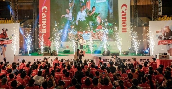 Sự kiện của Canon được tổ chức bởi MPA Event & Media Đà Nẵng