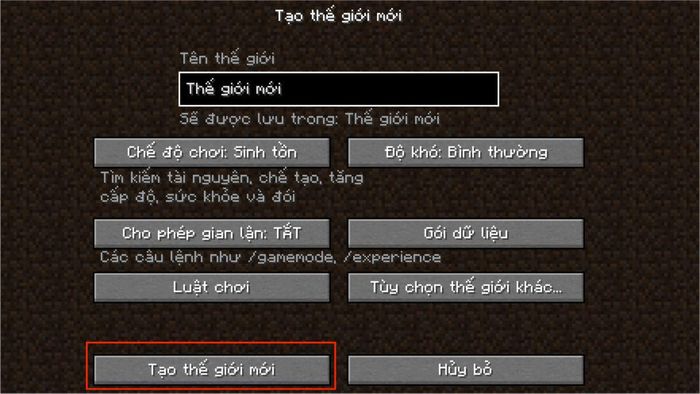 Hướng dẫn chơi Minecraft 1.19.0: Bước 3