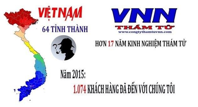 Công ty Dịch Vụ Thám Tử Uy Tín VNN với hơn 17 năm kinh nghiệm trong ngành thám tử