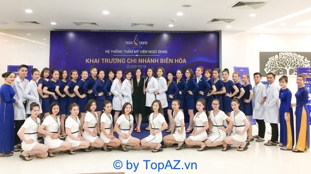 Chi nhánh Biên Hòa của Thẩm mỹ viện Ngọc Dung được khai trương vào năm 2019.