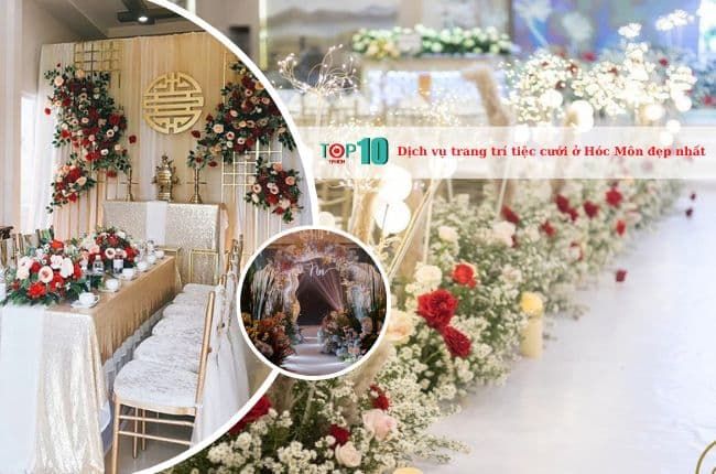 Các dịch vụ trang trí tiệc cưới đẹp và chuyên nghiệp hàng đầu ở Hóc Môn