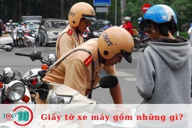 Đối với trường hợp không có hoặc không mang giấy đăng ký xe| Nguồn: Internet