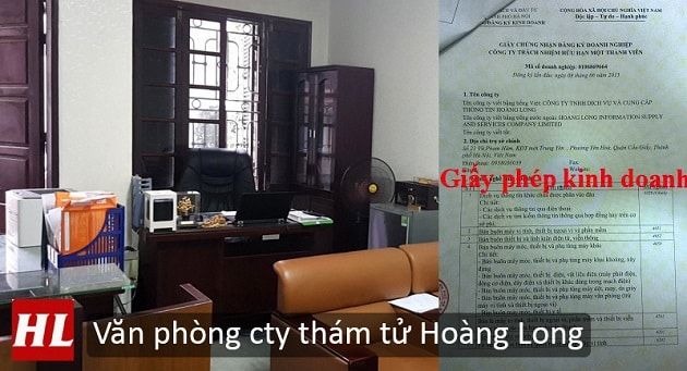 Ảnh: Văn phòng thám tử Hoàng Long