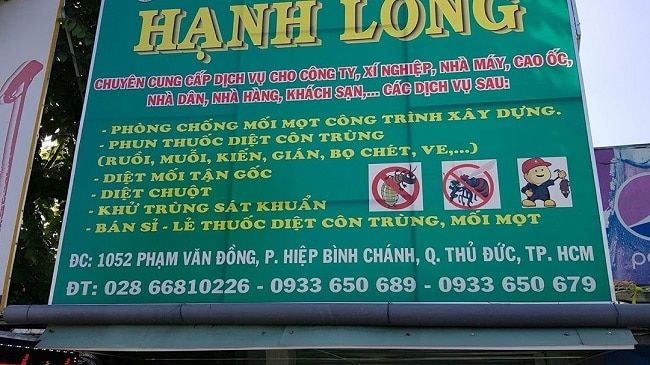 Diệt gián tận gốc tại Hạnh Long