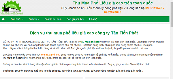 Công ty phế liệu Tân Tiến Phát