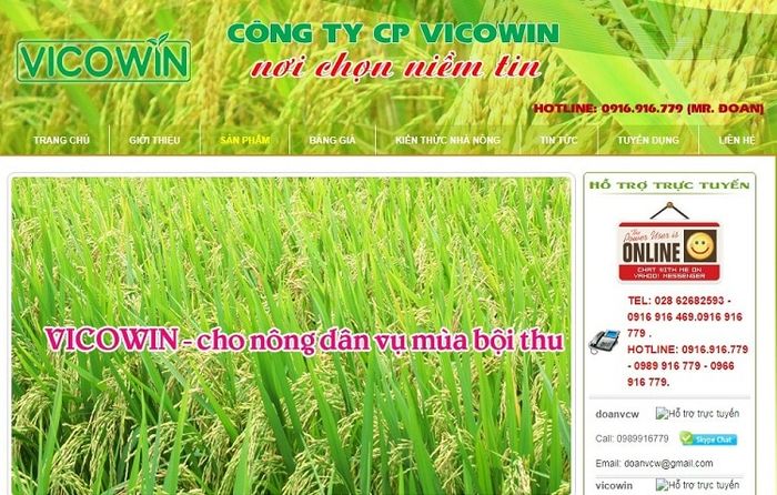 Top 10 cửa hàng bán thuốc bảo vệ thực vật an toàn, hiệu quả và uy tín nhất tại TP.HCM - VICOWIN