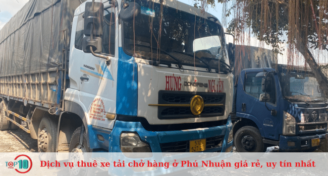 Những dịch vụ cho thuê xe tải chở hàng hàng đầu tại Phú Nhuận: Giá rẻ và uy tín.