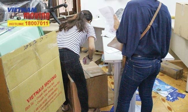 Dịch vụ chuyển văn phòng trọn gói giá tốt tại quận 3 - Vietnam Moving