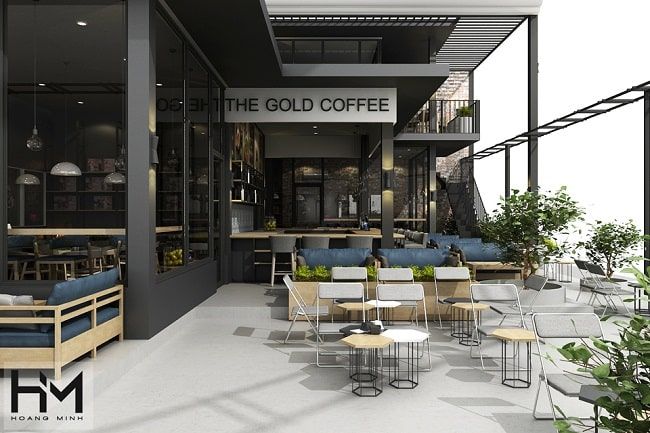 Thiết kế quán café tại Hoàng Minh Decor