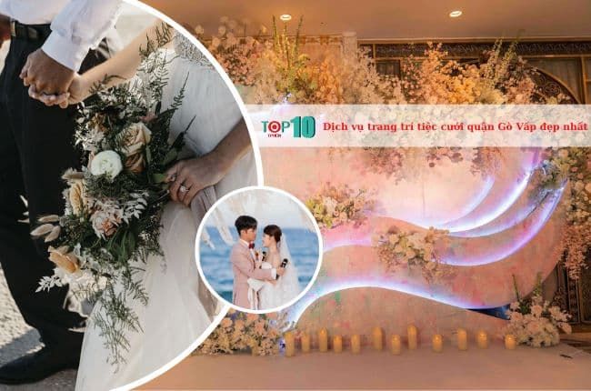 Dịch vụ trang trí tiệc cưới tại quận Gò Vấp đẹp và uy tín