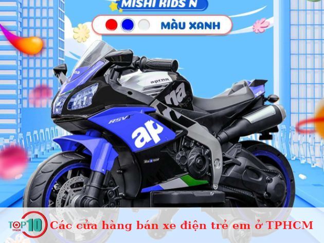 Các cửa hàng bán xe điện trẻ em tại TPHCM