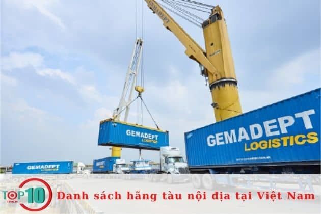 Công ty vận chuyển hàng hải nổi bật | Nguồn: Hãng tàu nội địa Gemadept