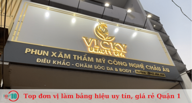 Danh sách các đơn vị làm bảng hiệu uy tín và giá rẻ ở Quận 1