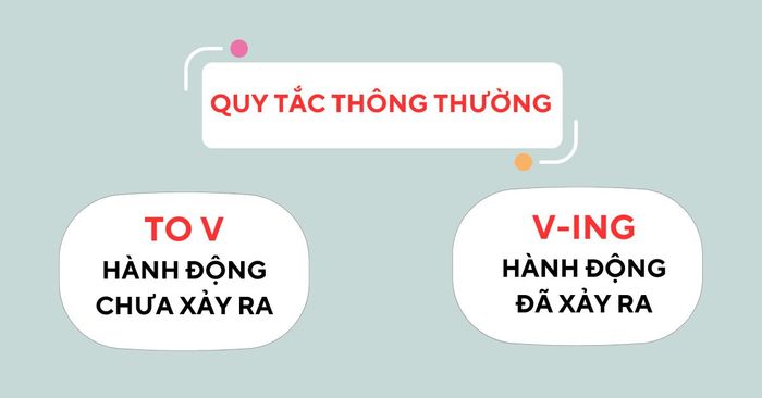 Nguyên tắc chung khi dùng động từ với to V hoặc V-ing