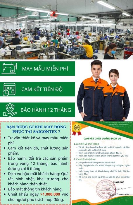 Công ty may đồng phục tại TP.HCM (SAIGONTEX)