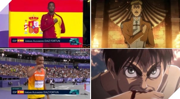 Olympic 2024: Khi Attack on Titan trở thành nguồn cảm hứng cho những cú nhảy xa kỷ lục