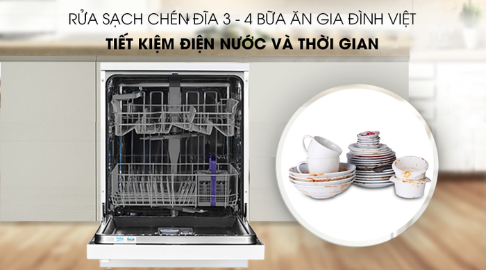 Hình Ảnh Máy Rửa Chén Độc Lập Beko DFN05311W 2