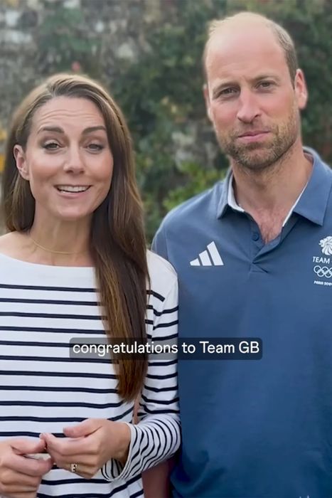 Thân vương và Vương phi xứ Wales gửi lời chúc mừng đến các vận động viên Olympic Anh sau mùa giải thành công. Ảnh từ video.