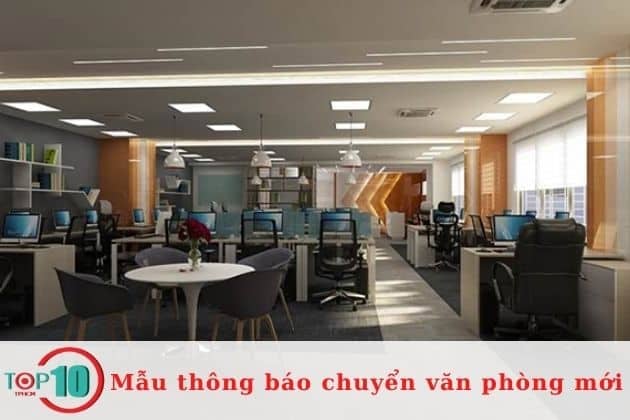 Mẫu thông báo chuyển văn phòng công ty hiện đại và mới nhất| Nguồn: Internet